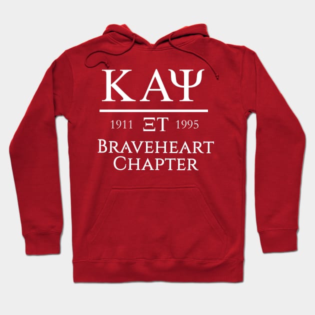 Xi Tau Braveheart hoodie 2 Hoodie by mbailey003